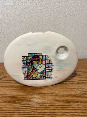 Degrazia Vintage Vase Beautiful Pastel Colors